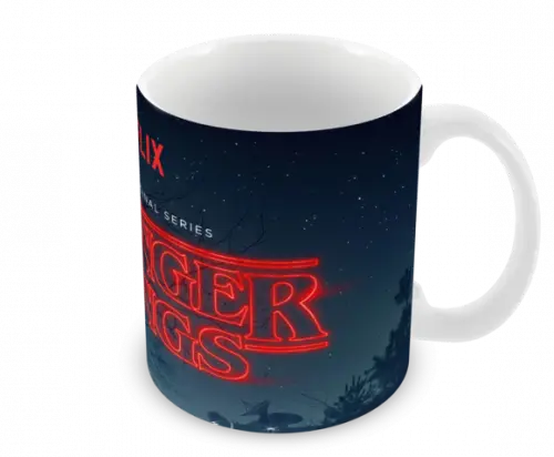 Caneca Polímero Seriado Stranger Things Personalizada