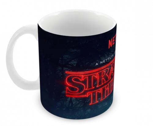 Caneca Polímero Seriado Stranger Things Personalizada