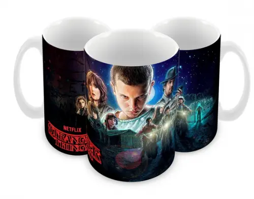Caneca Polímero Seriado Stranger Things Personalizada