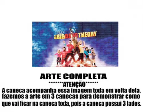 Caneca Polímero Seriado The Big Bang Theory Personalizada