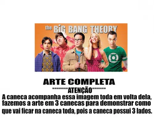 Caneca Polímero Seriado The Big Bang Theory Personalizada