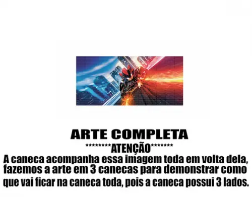 Caneca Polímero Shadow Sonic 3 Personalizada