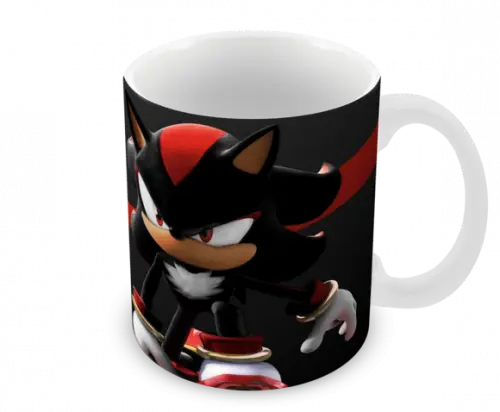 Caneca Polímero Shadow The Hedgehog Personalizada