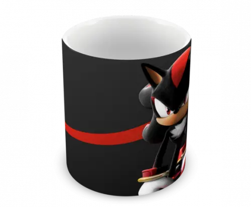 Caneca Polímero Shadow The Hedgehog Personalizada