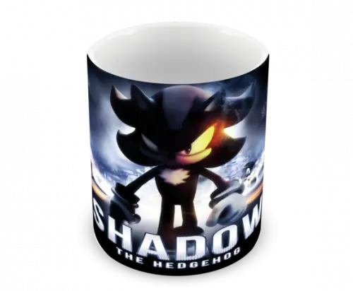 Caneca Polímero Shadow The Hedgehog Personalizada