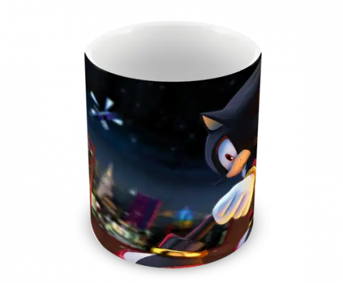 Caneca Polímero Shadow The Hedgehog Personalizada