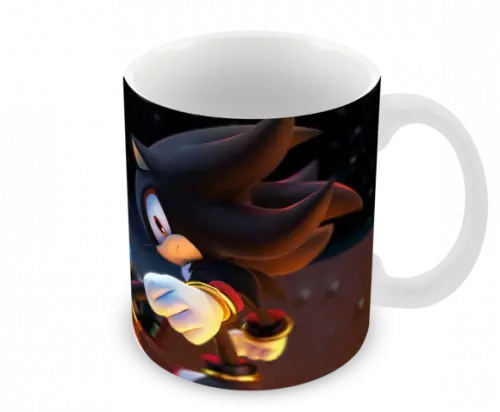 Caneca Polímero Shadow The Hedgehog Personalizada
