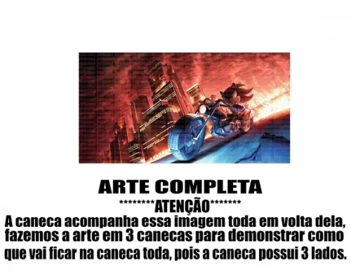 Caneca Polímero Shadow The Hedgehog Personalizada