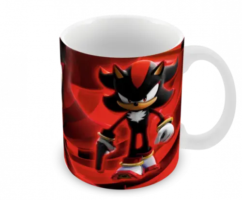 Caneca Polímero Shadow The Hedgehog Personalizada
