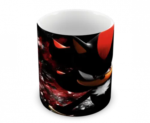 Caneca Polímero Shadow The Hedgehog Personalizada