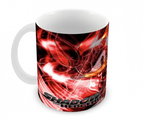 Caneca Polímero Shadow The Hedgehog Personalizada