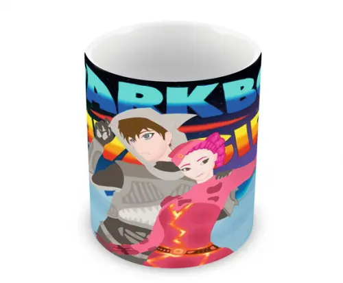 Caneca Polímero Sharkboy e Lavagirl Personalizada