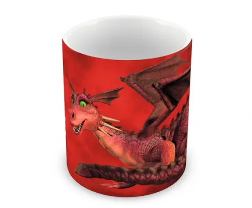 Caneca Polímero Shrek Dragão Personalizada