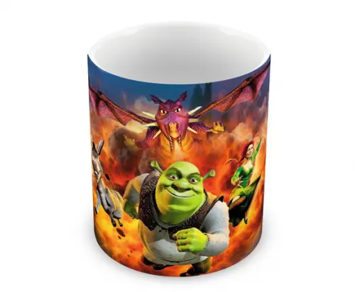 Caneca Polímero Shrek Personalizada