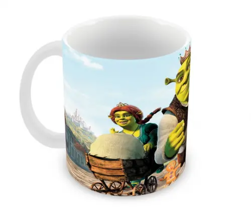 Caneca Polímero Shrek Personalizada