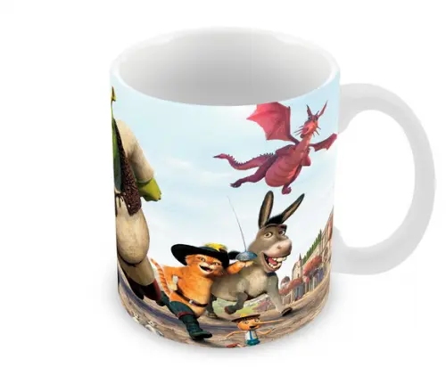 Caneca Polímero Shrek Personalizada