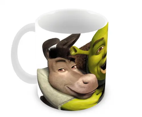 Caneca Polímero Shrek Personalizada