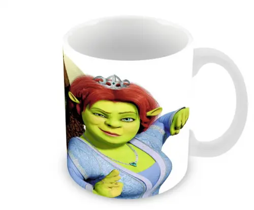 Caneca Polímero Shrek Personalizada