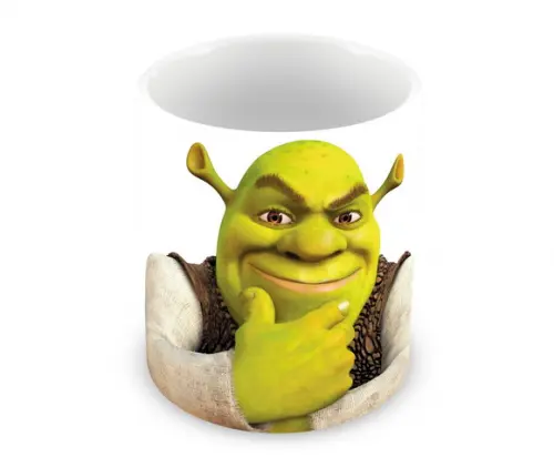 Caneca Polímero Shrek Personalizada