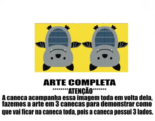 Caneca Polímero Skip Hop Bat Personalizada