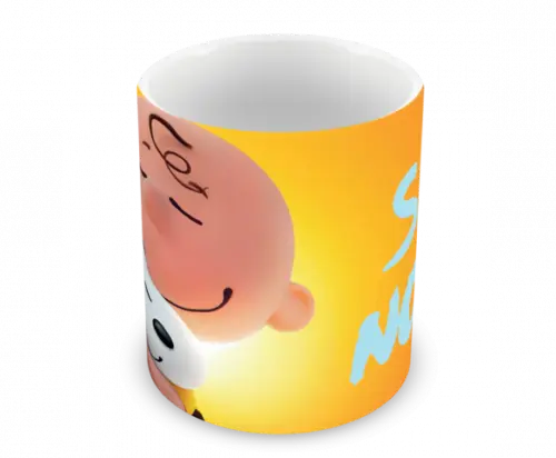 Caneca Polímero Snoopy Nome Personalizada