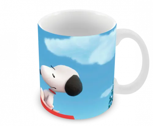 Caneca Polímero Snoopy Personalizada