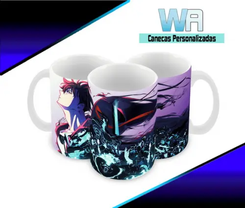 Caneca Polímero Solo Leveling Personalizada