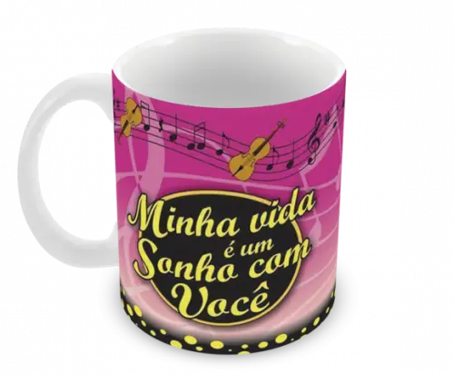 Caneca Polímero Sonho de Valsa Personalizada