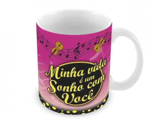 Caneca Polímero Sonho de Valsa Personalizada