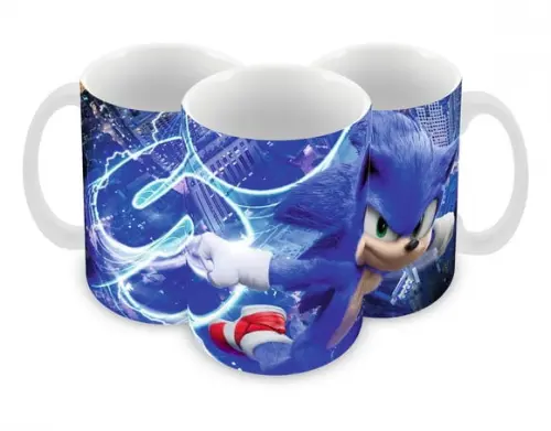Caneca Polímero Sonic Personalizada