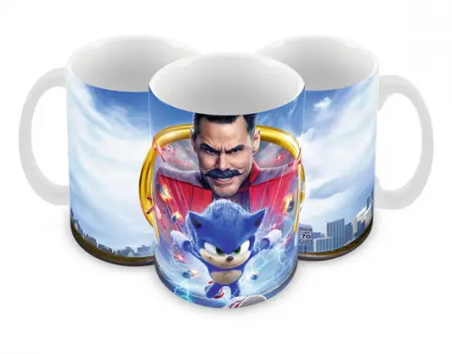 Caneca Polímero Sonic Personalizada