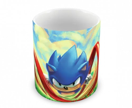 Caneca Polímero Sonic Personalizada