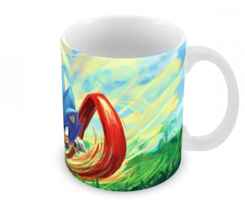Caneca Polímero Sonic Personalizada
