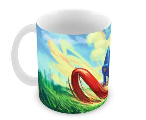 Caneca Polímero Sonic Personalizada