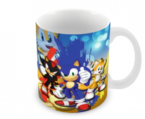 Caneca Polímero Sonic Personalizada