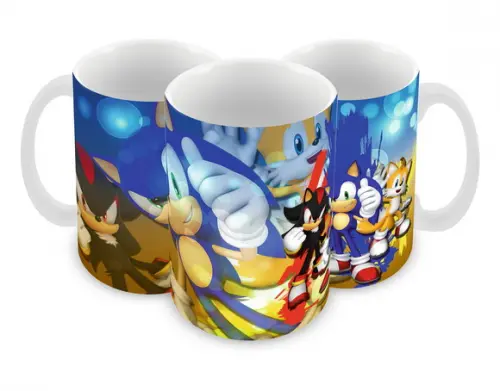 Caneca Polímero Sonic Personalizada