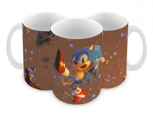 Caneca Polímero Sonic Personalizada