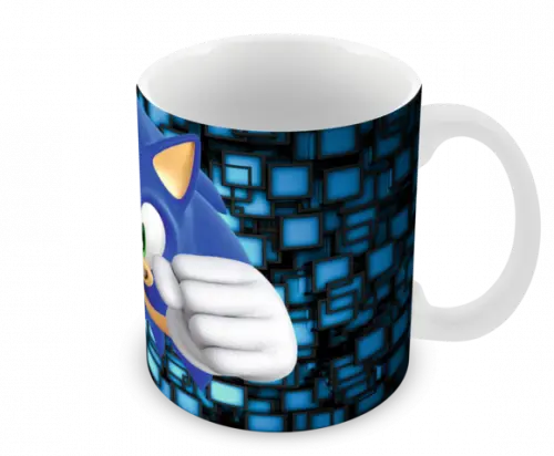 Caneca Polímero Sonic Personalizada