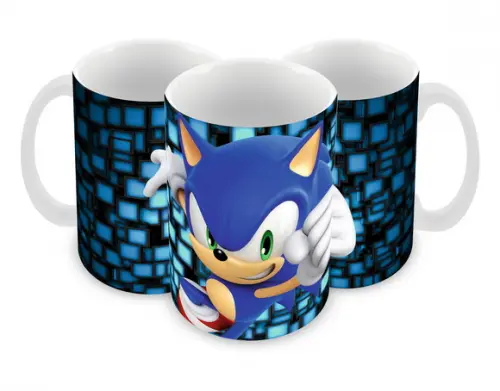 Caneca Polímero Sonic Personalizada