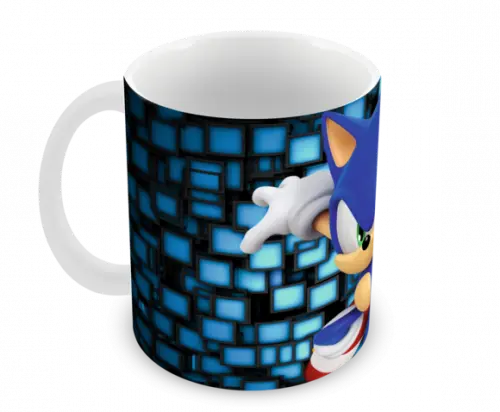 Caneca Polímero Sonic Personalizada