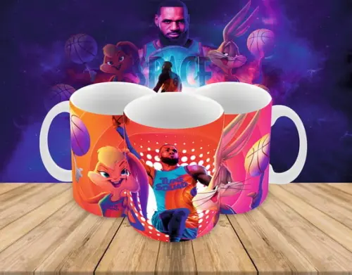 Caneca Polímero Space Jam 2 Personalizada