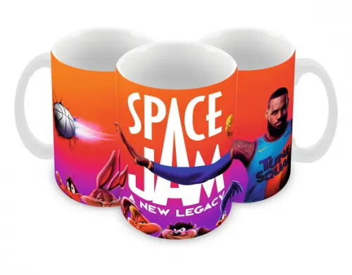 Caneca Polímero Space Jam 2 Personalizada