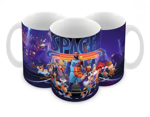 Caneca Polímero Space Jam 2 Personalizada