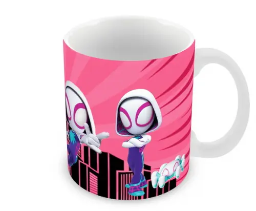 Caneca Polímero Spider e Seus Amigos Personalizada