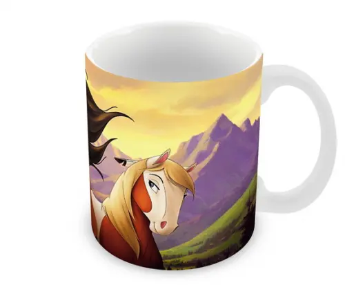 Caneca Polímero Spirit o Corcel Indomável Personalizada