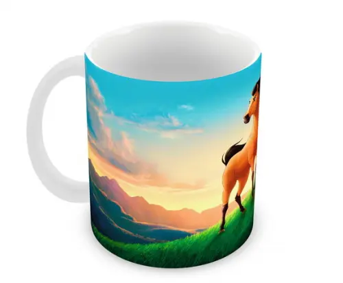 Caneca Polímero Spirit o Corcel Indomável Personalizada