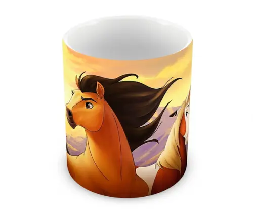 Caneca Polímero Spirit o Corcel Indomável Personalizada