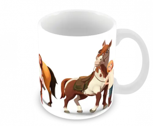 Caneca Polímero Spirit o Corcel Indomável Personalizada