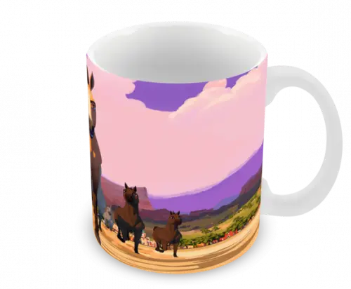 Caneca Polímero Spirit o Corcel Indomável Personalizada
