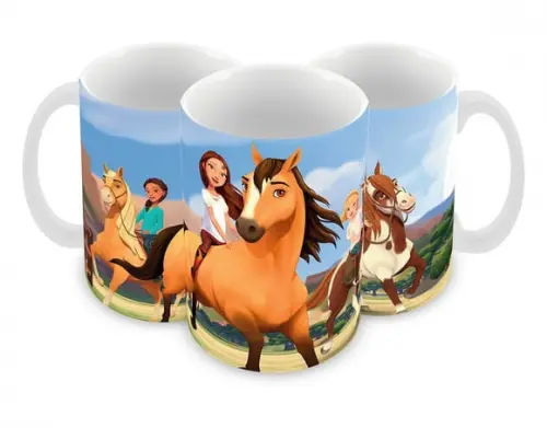 Caneca Polímero Spirit o Corcel Indomável Personalizada